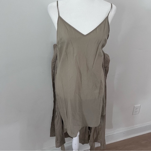 Banana Republic Cotton Khaki Cargo Utility Button Down Belted Dress |Size 6| NWT - Picture 7 of 10